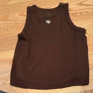 a new day Brown Tank Top